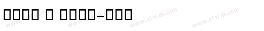 Mier B Bold字体转换